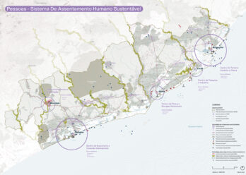 Mapeamento demográfico do território