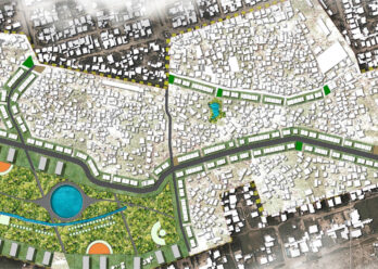 Plano de estrutura urbana — eixo verde