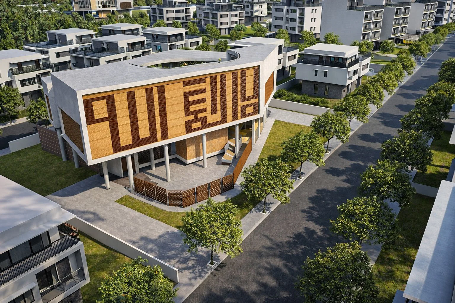 Habitação unifamiliar — estudo de fachada