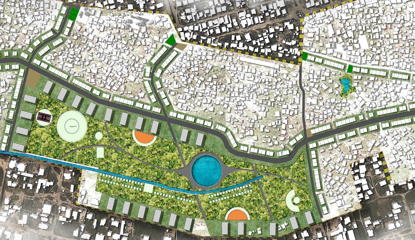Plano de estrutura urbana — pormenor